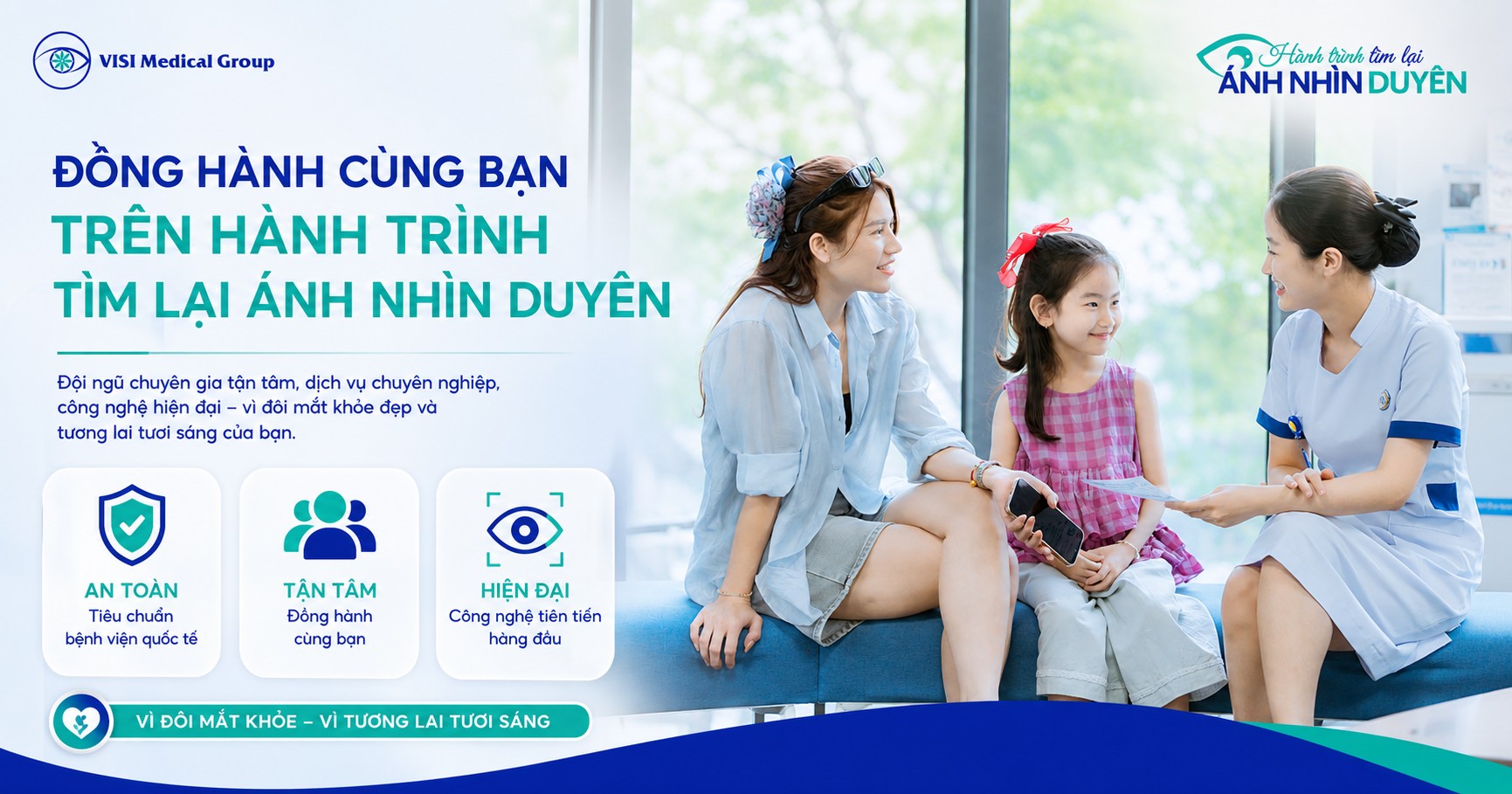 Hệ thống dịch vụ y khoa chuyên sâu và không gian thăm khám hiện đại tại VISI