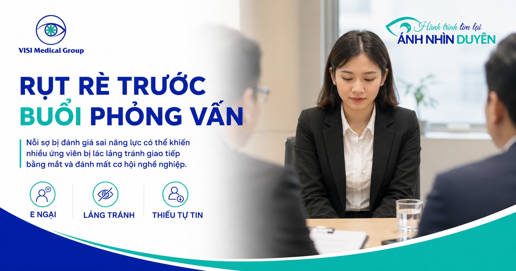 Rào cản tự ti và ngại giao tiếp bằng mắt khi phỏng vấn tuyển dụng của người bị lác