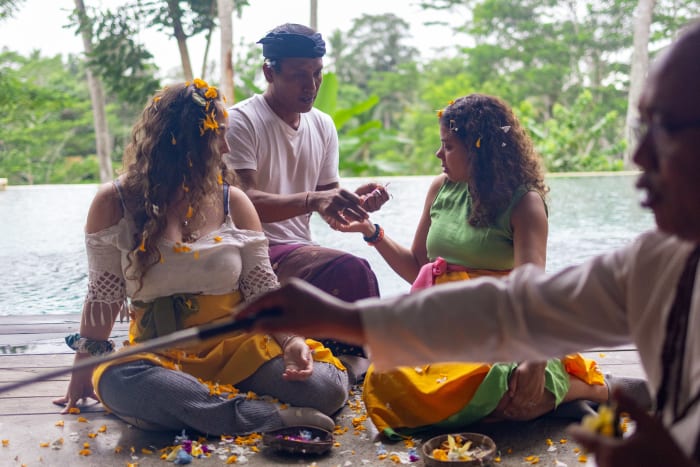 A scene from a past Bali Grief Trip in Ubud