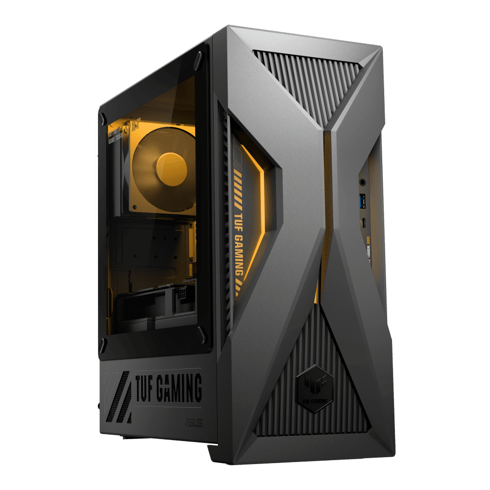 Asus Tuf T500 Gaming Desktop  Intel Core i5 13420H - 16Gb Ram (Laptop Ram) - 1TB SSD - Nvidia Geforce RTX 5060 8Gb Graphics - Windows11 Home - Eclipse Gray