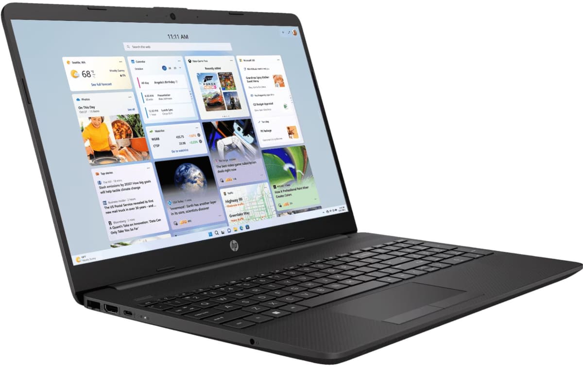 P 250 G9 Laptop - 15.6" FHD Display, Intel Celeron N4500, 4GB DDR4 RAM, 256GB SSD, Windows 11,