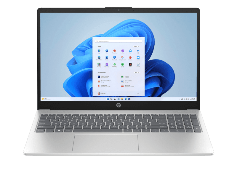 Buy HP 15-FD0355nia Core5-120u (14th gen)  8GB 512GB SSD 15.6" BACKLIT SILVER  in UAE - Mboka Market