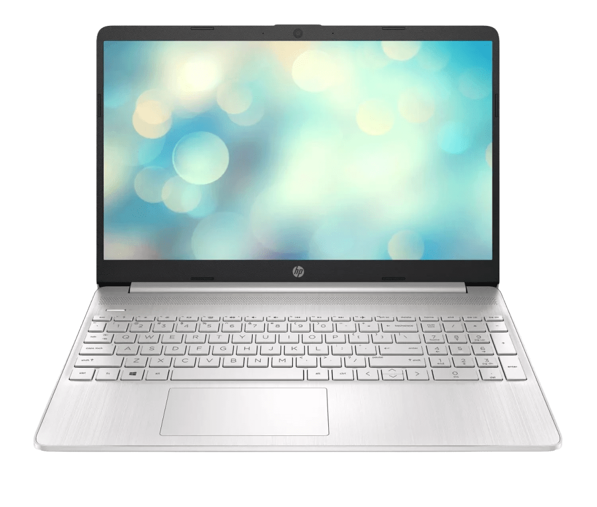 HP 15S-FQ5295NIA Laptop, 15.6" FHD 1920 x 1080 Display, Intel Core i5-1235U Processor, 8GB RAM, 512GB SSD, Intel Iris Xe Graphics, Natural Silver