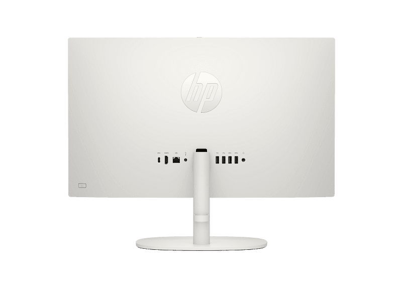 HP AIO 22-dg0012nh Desktop Computer, 21.5" FHD (1920 x 1080) Display, Intel Core i3-N300, 8GB RAM, 512GB SSD, Intel UHD Graphics, HP Keyboard & Mouse White