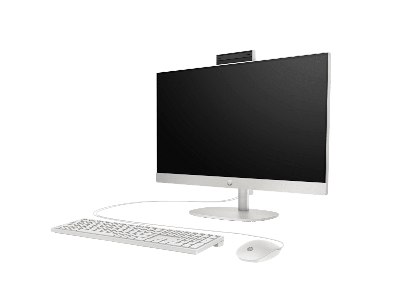 HP All-in-One 24-cr0121nh (91H63EA) 23.8" FHD Touch Desktop PC – Intel i5-1335U, 8GB RAM, 512GB SSD, Iris Xe, White