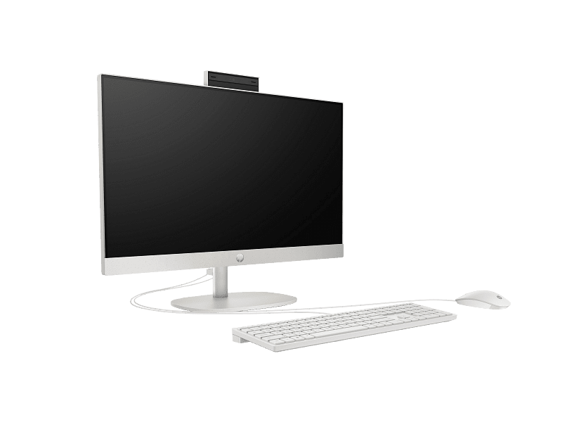 HP 27-cr0156nh All-in-One Desktop – Intel Core i7-1355U Processor, 8 GB RAM, 512 GB SSD, 27″ (1920 x 1080) FHD Display, DOS, Shell white, English Keyboard