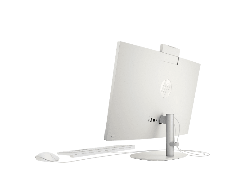 HP 27-cr0156nh All-in-One Desktop – Intel Core i7-1355U Processor, 8 GB RAM, 512 GB SSD, 27″ (1920 x 1080) FHD Display, DOS, Shell white, English Keyboard