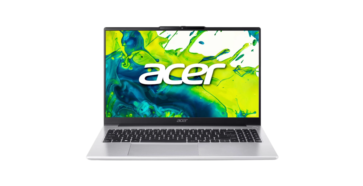Acer Aspire Lite AL15-45P-R4UJ Laptop, 15.6" FHD TN 60Hz Display, AMD Ryzen 7 5825U, 16GB RAM, 1TB SSD, AMD Radeon Graphics, English Keyboard, Windows 11 Home, Silver