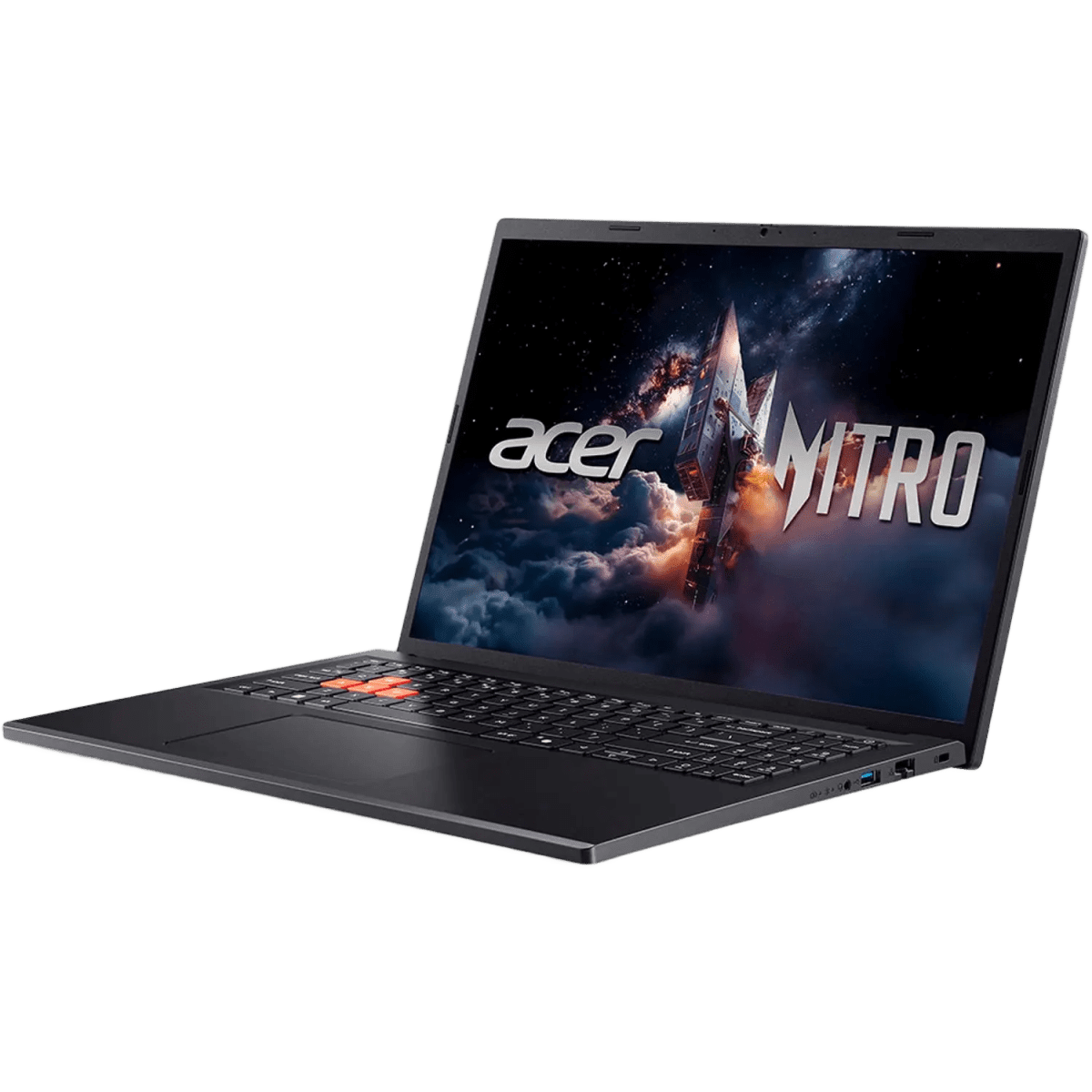 Acer Nitro Lite NL16-71G-578S Laptop, 16" WUXGA IPS 165Hz Display, Intel Core i7-13620H Processor, 16GB RAM, 512GB SSD, GeForce RTX 3050 6GB GPU, English Keyboard, No OS, Black
