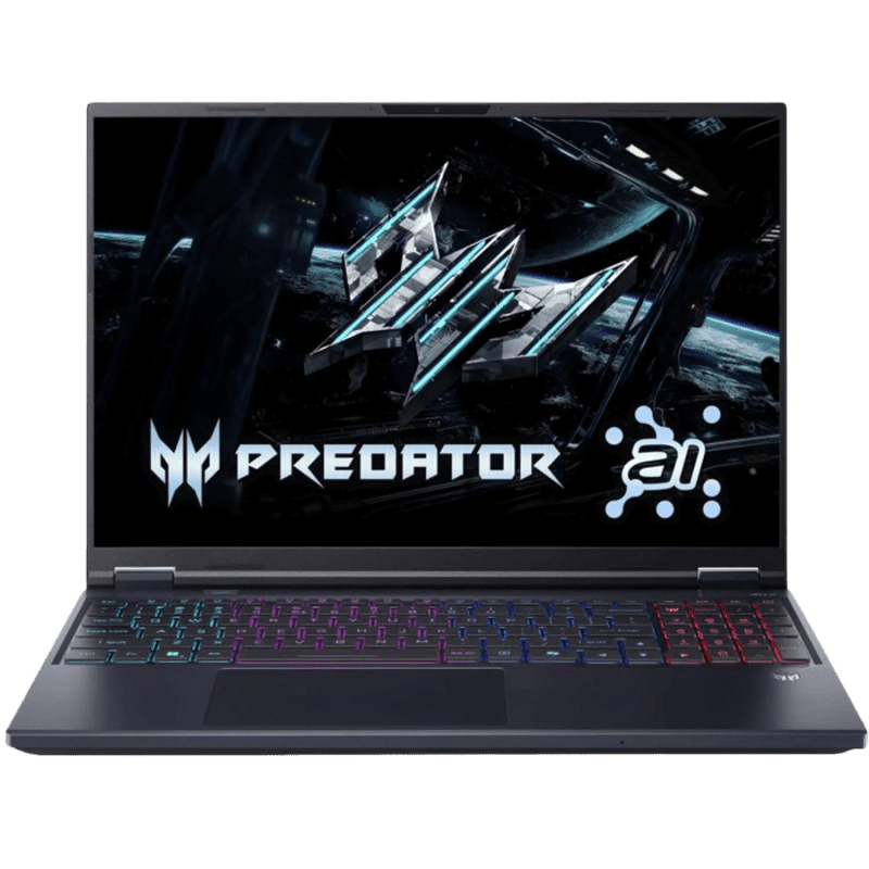 Buy Acer Predator Helios Neo 16S AI Gaming Laptop, 16" WQXGA OLED 240Hz Display, Inlet Core Ultra 9 275HX, 16GB RAM, 1TB SSD, RTX 5060 8GB GPU, English K/B, Win11, Black  in UAE - Mboka Market