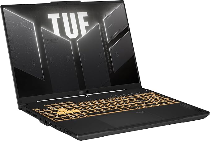 ASUS TUF Gaming F16 Gaming Laptop, 16” FHD+ 144Hz Display, Intel Core i7-13620H, NVIDIA GeForce RTX 4050, 16GB RAM, 512GB SSD, Windows 11 Home, FX607VU-DS73 