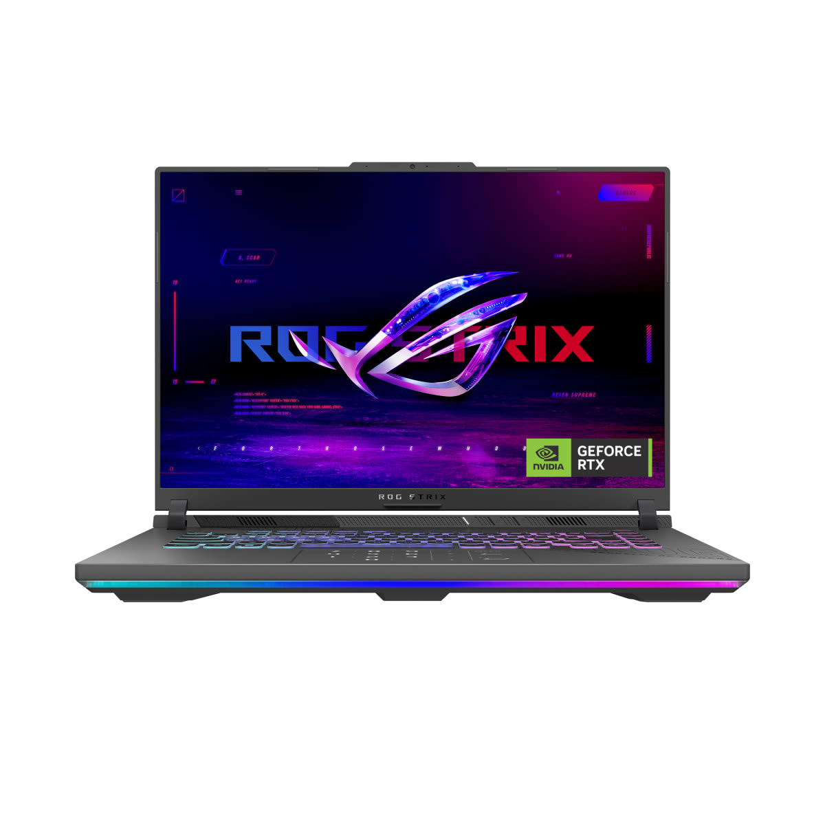 ASUS ROG Strix G16 (2025) G614 G614FR-ES96 Gaming Laptop, 16" WQXGA IPS Display, AMD Ryzen 9 9955HX, 32GB RAM, 1TB SSD, GeForce RTX 5070 Ti 12GB GPU, English KB, Win11, Eclipse Gray | 90NR0NK7-M003X0