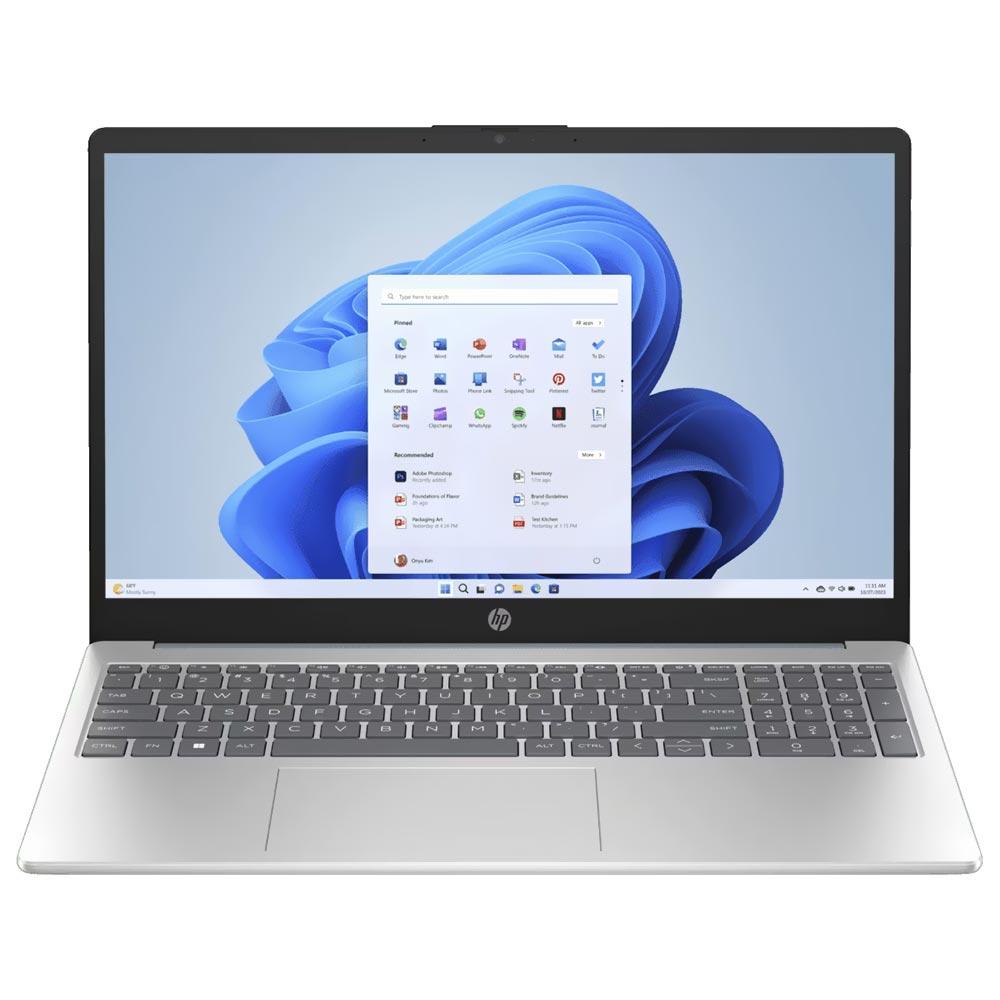 HP (2022) Laptop – AMD Ryzen 5-7520U  15.6inch FHD  1TB SSD  8GB RAM  Shared AMD Radeon Graphics  Win11  English Keyboard  Touch Display  Natural Silver  International Version – [15-FC0025DX]