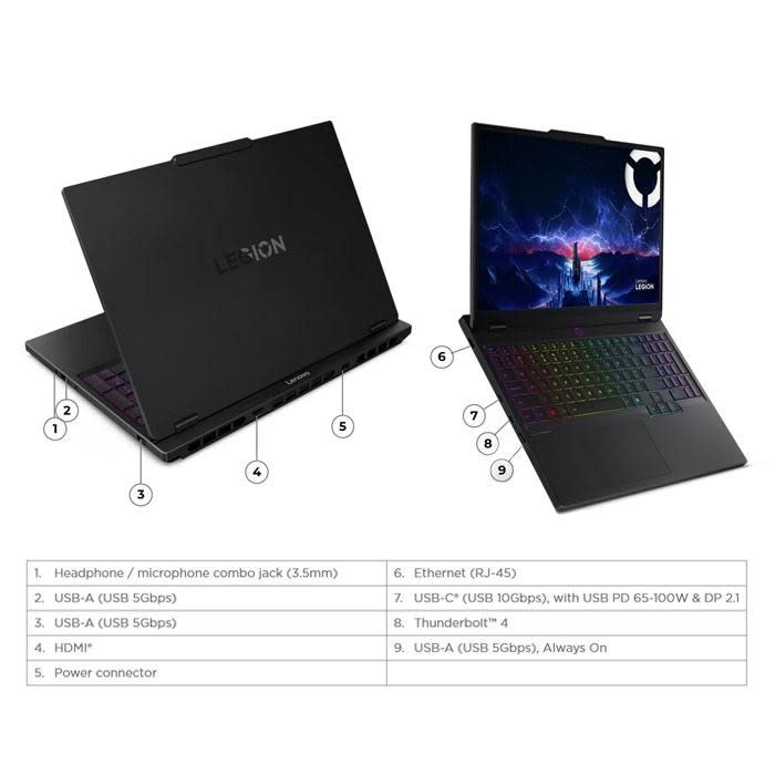LENOVO LEGION 5 15IRX10 433ALI  14th GEN. | i7-14700HX | 16GB | 1TB SSD | NVIDIA GEFORCE RTX 5050 8GB | 15.1 | WQXGA (2560 x 1600) OLED | ECLIPSE BLACK | BACKLIT | ENG KB RGB | WIN 11 HOME | MANUFACTURE WARRANTY ONLY