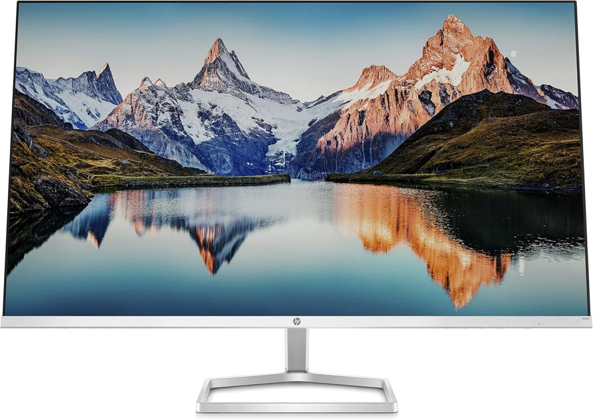 HP 32f 31.5" FHD Monitor, IPS Panel, 60 Hz Refresh Rate, 5ms Response Time, AMD FreeSync™, Ultra-Slim Design, Natural Silver