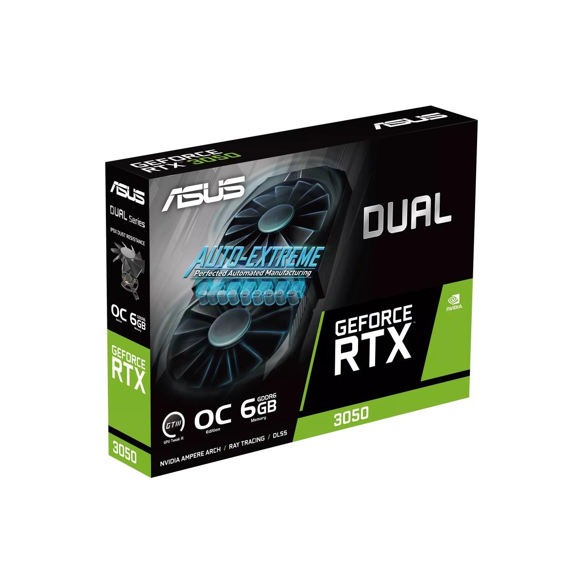 VGA  Asus Rtx 3050 6GB DDR6 Dual OC 