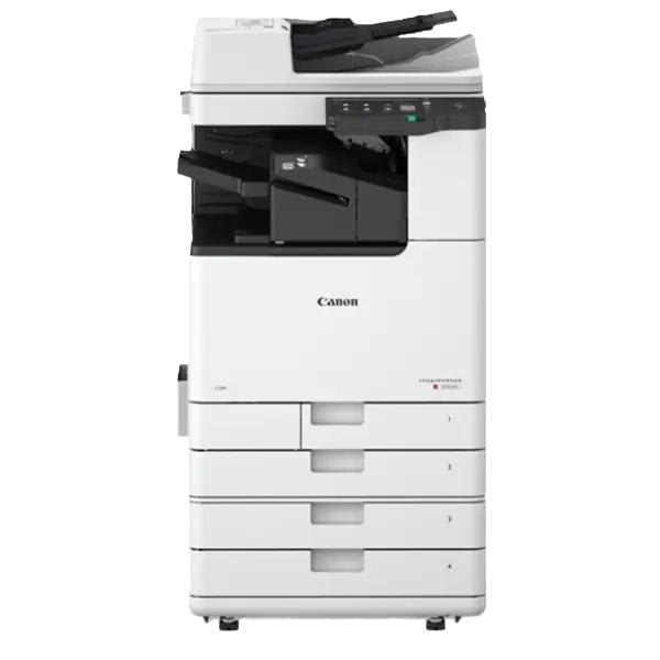 Canon imageRUNNER ADVANCE C3326i Multifunction Colour Printer, 7" TFT LCD WVGA Color Touch Panel, 26ppm Print Speed, Up to 70ipm Scan Speed, Up to 2,300 Sheets Paper Capacity, Print, Copy, Scan, Send (Optional Fax), White | C3326i