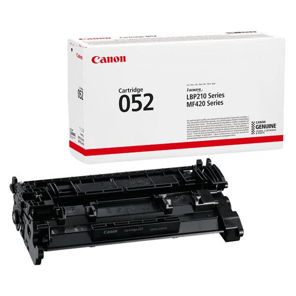 Canon 052 Black Original Laser Toner Cartridge – Genuine Canon OEM, High-Quality Black Prints, Compatible with Canon imageCLASS LBP214dw, LBP215x, MF426dw, MF429x, MF421dw, MF424dw