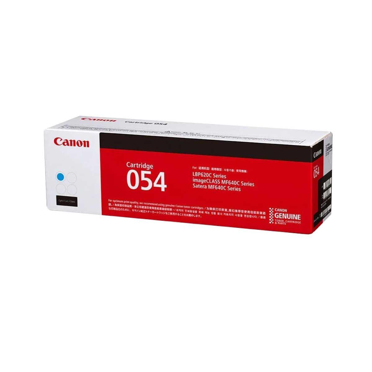 Canon 054 Cyan Original Laser Toner Cartridge – Genuine Canon OEM, High-Quality Cyan Prints, Compatible with Canon Color imageCLASS LBP621Cw, LBP623Cdw, MF641Cw, MF643Cdw, MF645Cx
