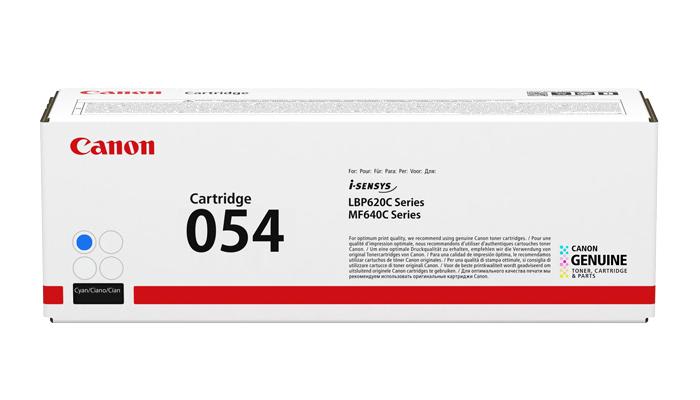 Canon 054 Cyan Original Laser Toner Cartridge – Genuine Canon OEM, High-Quality Cyan Prints, Compatible with Canon Color imageCLASS LBP621Cw, LBP623Cdw, MF641Cw, MF643Cdw, MF645Cx