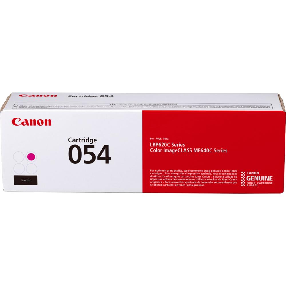 Canon 054 Magenta Original Laser Toner Cartridge – Genuine Canon OEM, High-Quality Magenta Prints, Compatible with Canon Color imageCLASS LBP621Cw, LBP623Cdw, MF641Cw, MF643Cdw, MF645Cx 
