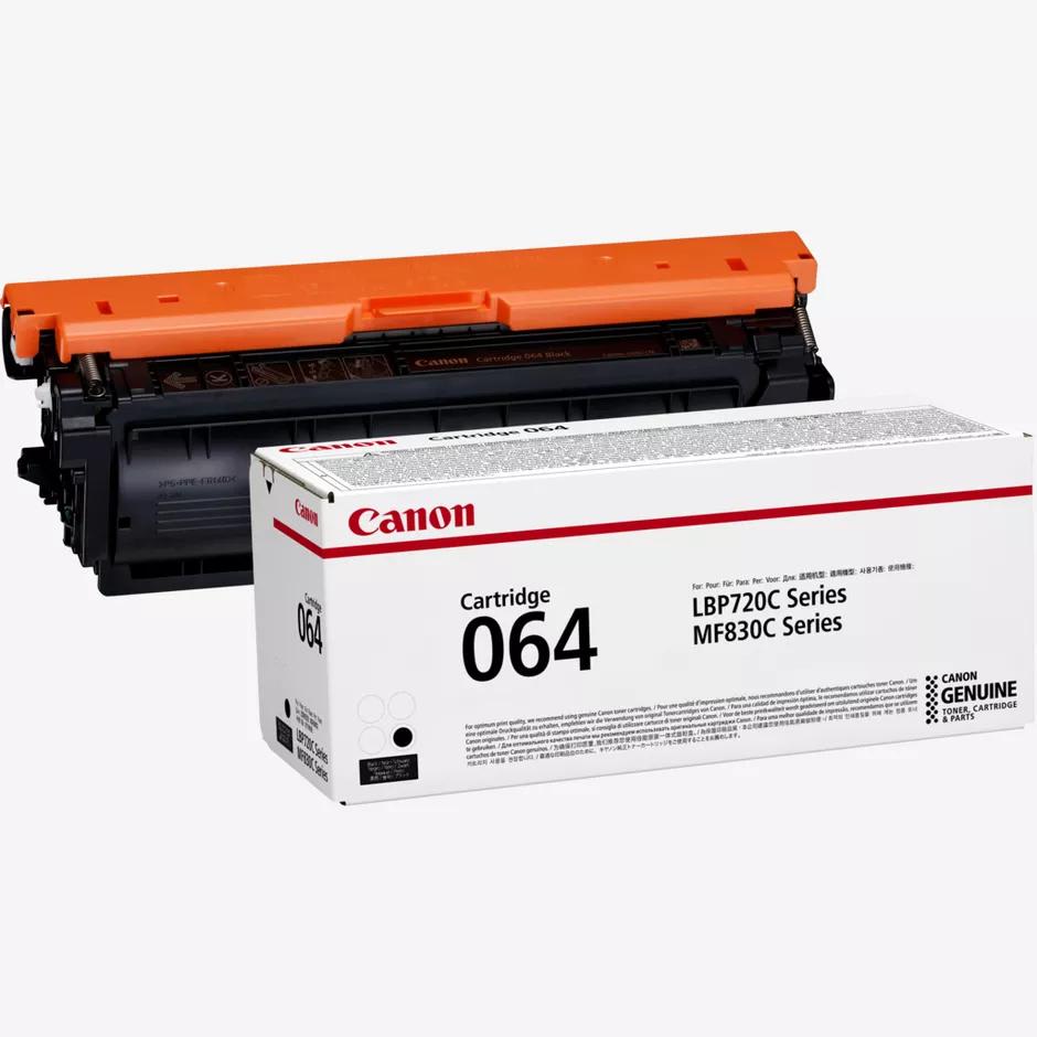 Canon 064 Black Original Laser Toner Cartridge – Genuine Canon OEM, High-Quality Black Prints, Compatible with Canon Color imageCLASS LBP722Cdw, MF751Cdw, MF753Cdw, MF755Cdw