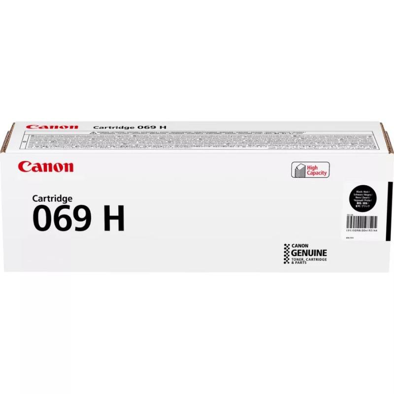 Canon 069H High Yield Black Toner Cartridge – Genuine Canon OEM, High-Yield Black Laser Toner, Up to 7,600 Pages, Compatible with Canon Color imageCLASS LBP674Cdw, MF751Cdw, MF753Cdw, MF754Cdw