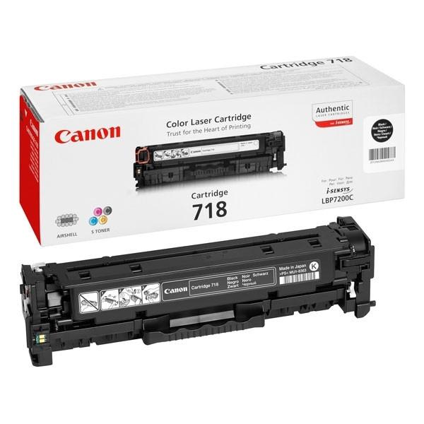 Canon 718 Black Original Laser Toner Cartridge