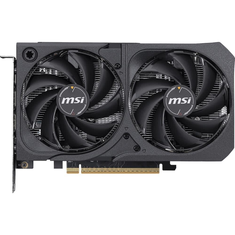 MSI GeForce RTX 5050 8G SHADOW 2X OC 8GB Graphics Card, GDDR6 128-Bit Memory, 2602 MHz Engine Clock, 20 Gbps Memory Clock, 2560 CUDA Cores, PCI Express Gen 5 x16 | 912-V538-008