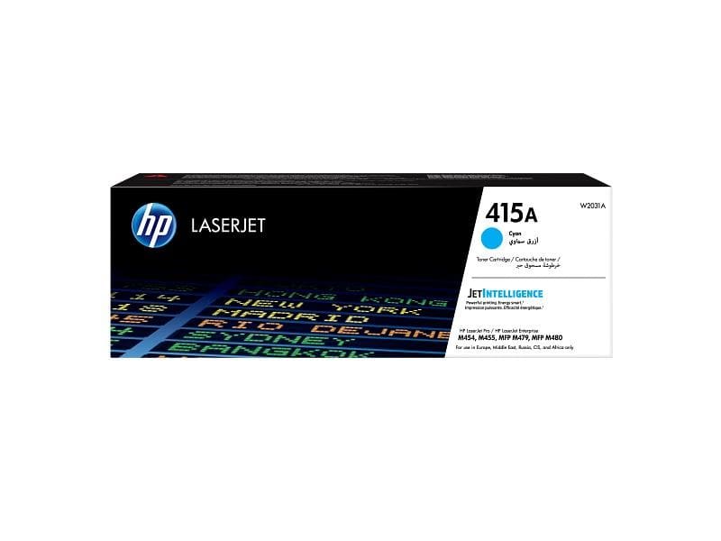 HP 415A Color Original LaserJet Toner Cartridge (Page Yield: 2,100 Pages) - W2032A