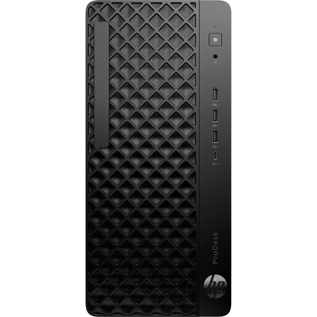 HP ProDesk 2 Tower G1i E Desktop Computer, Intel® Core™ i7-13700F, 8GB DDR5 RAM, 512GB PCIe NVMe SSD, Dedicated Graphics Card, Wired Keyboard & Mouse, DOS (FreeDOS)