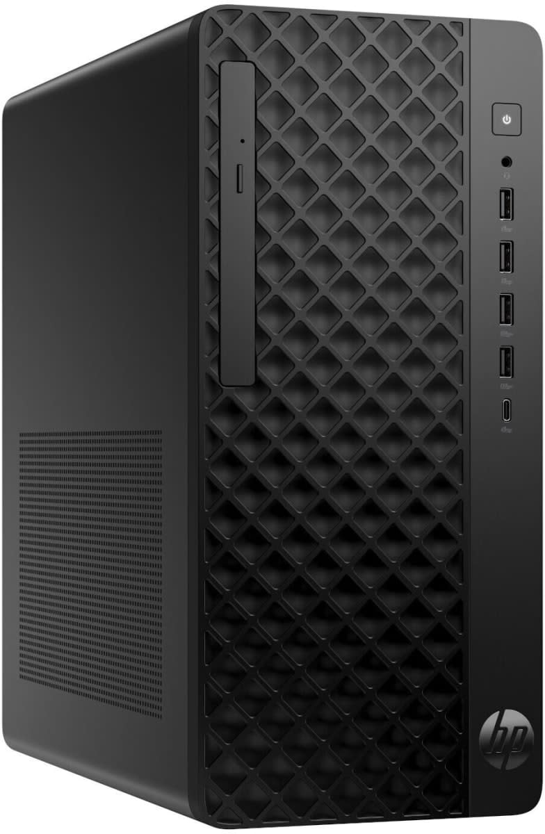 HP ProDesk 2 Tower G1i E Desktop Computer, Intel® Core™ i7-13700F, 8GB DDR5 RAM, 512GB PCIe NVMe SSD, Dedicated Graphics Card, Wired Keyboard & Mouse, DOS (FreeDOS)