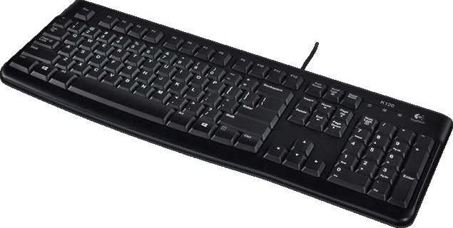 Logitech Keyboard K120 Comfortable, English Layout, Quiet Typing | 920-002508 / 920-002495