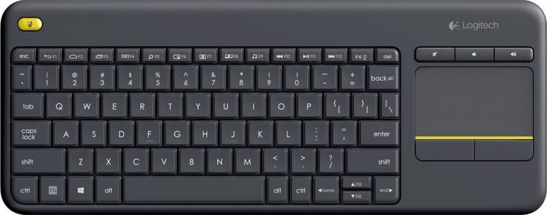   Keyboards Logitech K400 Plus TV Wireless Touch Keyboard Touchpad Keyboard for Internet-Connected TVs | 920-007153 / 920-007145