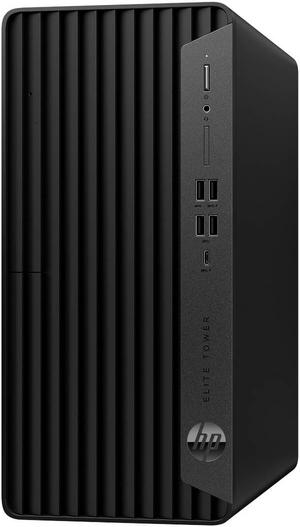  HP Elite Tower 800 G9 Desktop Computer, Intel Core i7-14700 Processor, 16B DDR5 RAM, 1TB SSD Storage, Intel UHD Graphics, HP 125 Wired English Keyboard & Mouse, No OS, Black | A55PQET