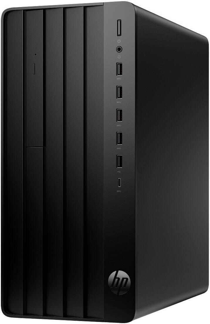 HP Pro Tower 290 G9 Desktop Computer, Intel Core i3-14100, 8GB RAM, 512GB SSD, Intel UHD Graphics 730, HP 125 Wired Keyboard, No OS, Black | D1AU8AT