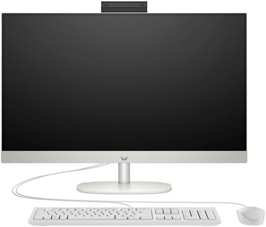  HP All-in-One 24-cr1017ny Desktop Computer, 23.8" FHD IPS Touch Display, Intel Core Ultra 5 125U, 16GB RAM, 512GB SSD, Intel Graphics, Wired English Keyboard & Mouse, No OS | A29W2EA
