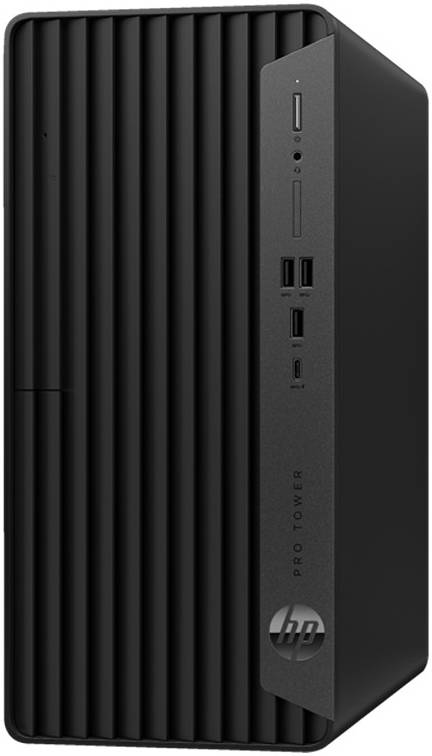 HP Pro Tower 400 G9 Desktop Computer, Intel Core i7-12700 4.9GHz Processor, 16GB RAM, 1TB SSD, Intel UHD Graphics 770, HP 125 Wired Keyboard & Mouse Combo, No OS, Black