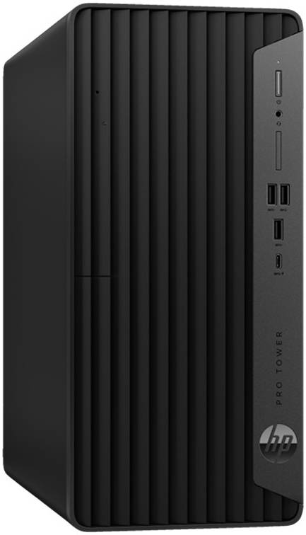 HP Pro Tower 400 G9 Desktop Computer, Intel Core i7-12700 4.9GHz Processor, 16GB RAM, 1TB SSD, Intel UHD Graphics 770, HP 125 Wired Keyboard & Mouse Combo, No OS, Black