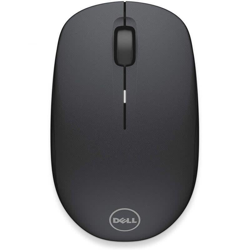 Dell WM126 Wireless Mouse, 2.4GHz USB Nano Receiver, 1000 DPI Optical Sensor, 3 Buttons, 12-Month Battery Life, Plug and Play, Black