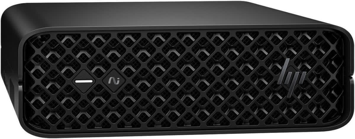 HP Z2 Mini G1i Desktop Computer, Intel Core Ultra 7 265, 64GB RAM, 1TB SSD, NVIDIA A400 4GB Graphics, 320K Keyboard & 320M Mouse, Windows 11 Pro, Black | Z2-Mini-G1i