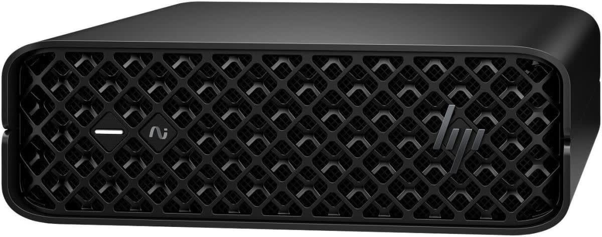 HP Z2 Mini G1i Desktop Computer, Intel Core Ultra 7 265, 64GB RAM, 1TB SSD, NVIDIA A400 4GB Graphics, 320K Keyboard & 320M Mouse, Windows 11 Pro, Black | Z2-Mini-G1i