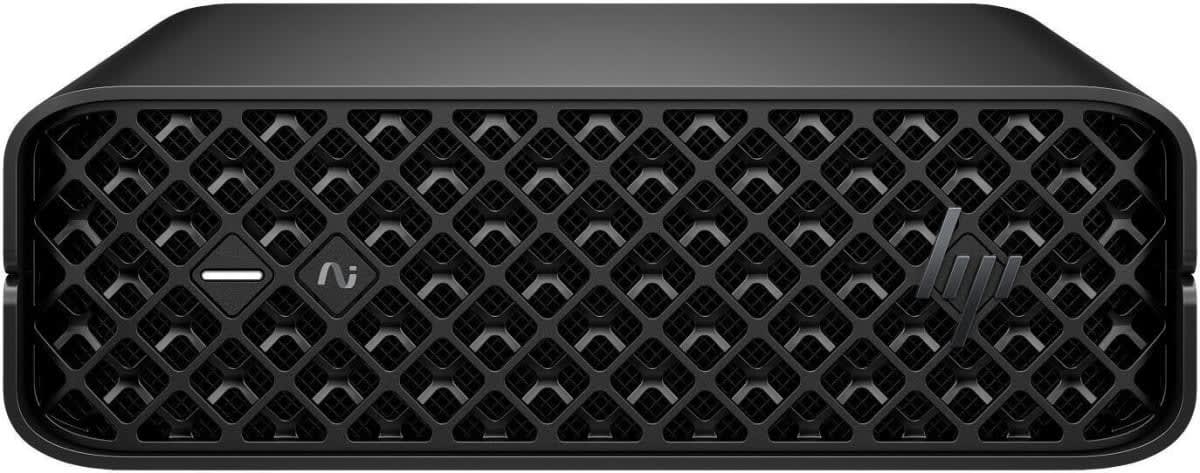 HP Z2 Mini G1i Desktop Computer, Intel Core Ultra 7 265, 32GB RAM, 1TB SSD, NVIDIA A400 4GB Graphics, 320K Keyboard & 320M Mouse, Windows 11 Pro, Black | Z2-Mini-G1i