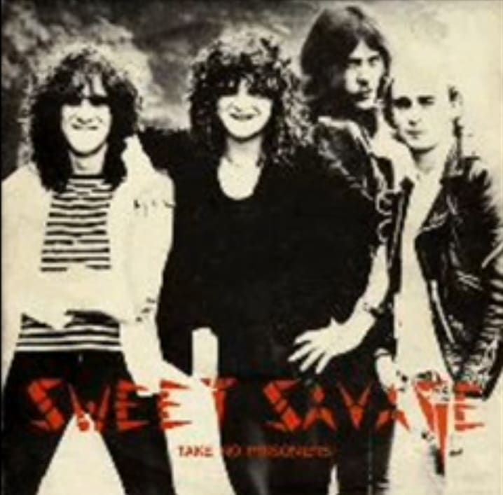 Sweet Savage — Killing Time — capa de referência editorial RockFuel