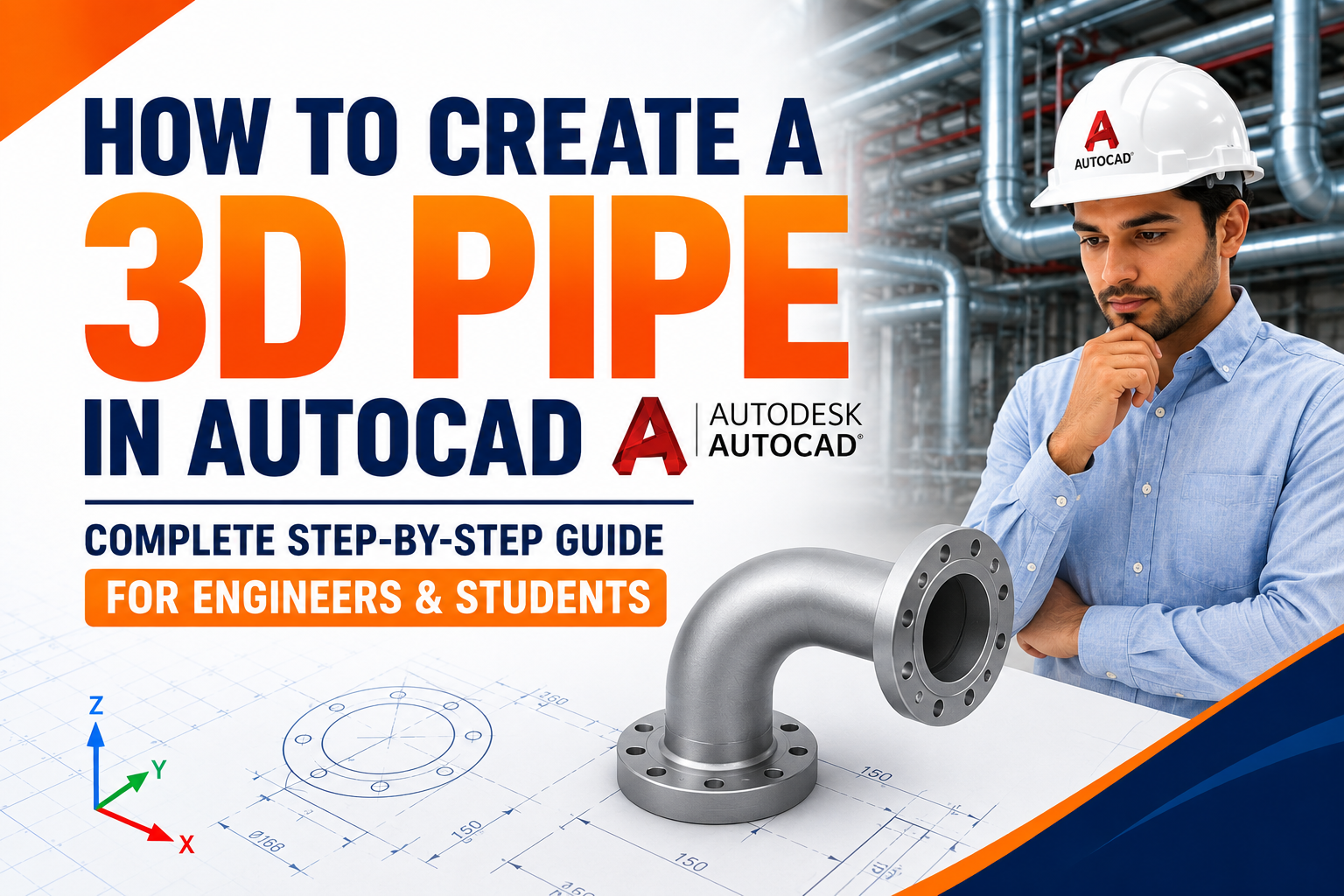How to Create 3D Pipes in AutoCAD: A Step-by-Step Guide for Engineers 