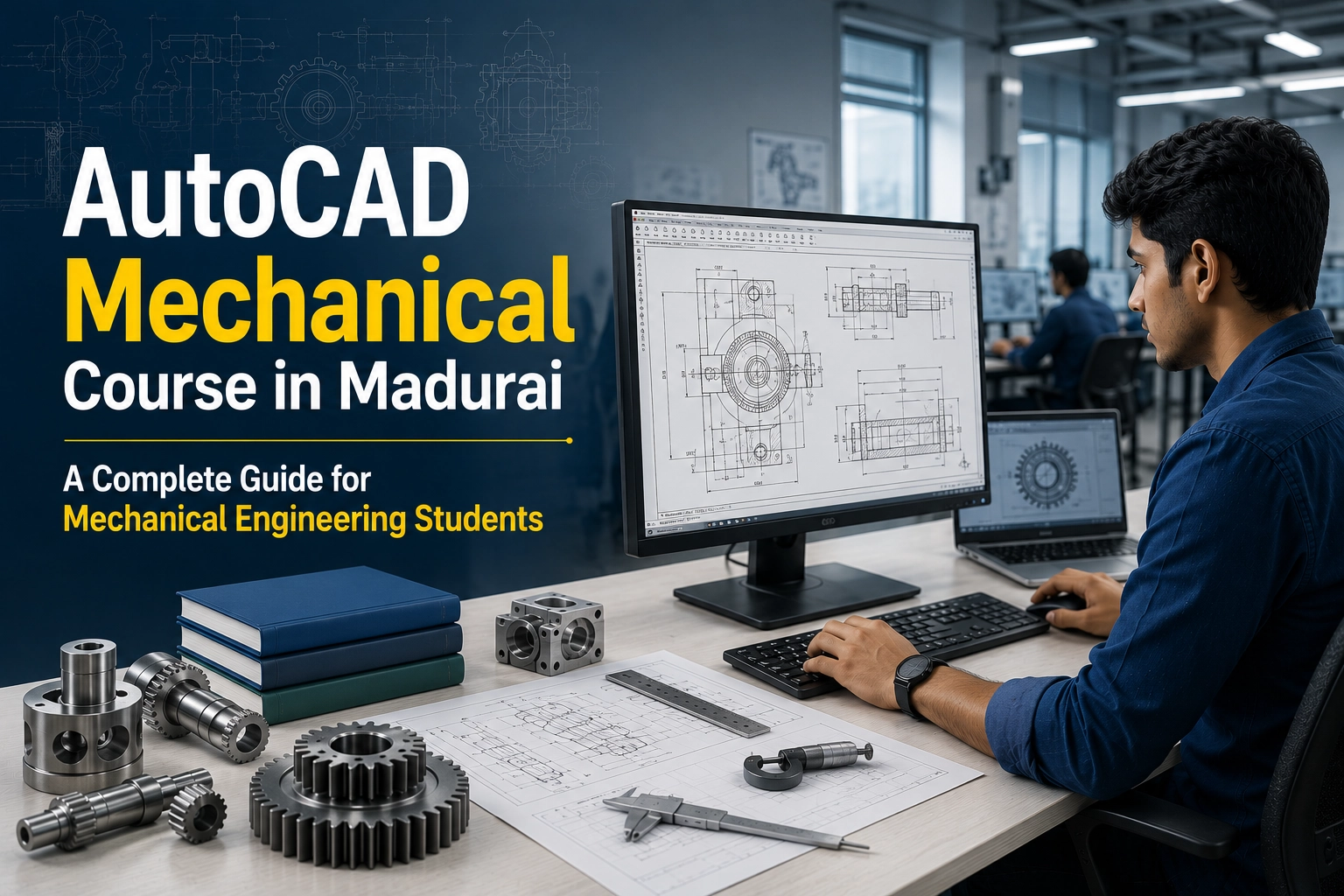 AutoCAD Mechanical Course in Madurai | Complete Guide for Mechanical Engineers
