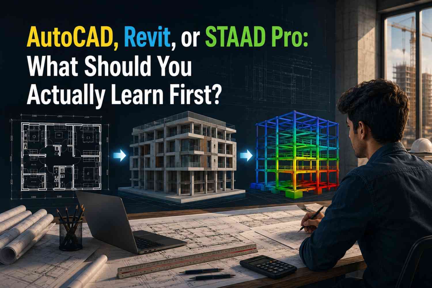 AutoCAD vs Revit vs STAAD Pro: Which Should You Learn First?