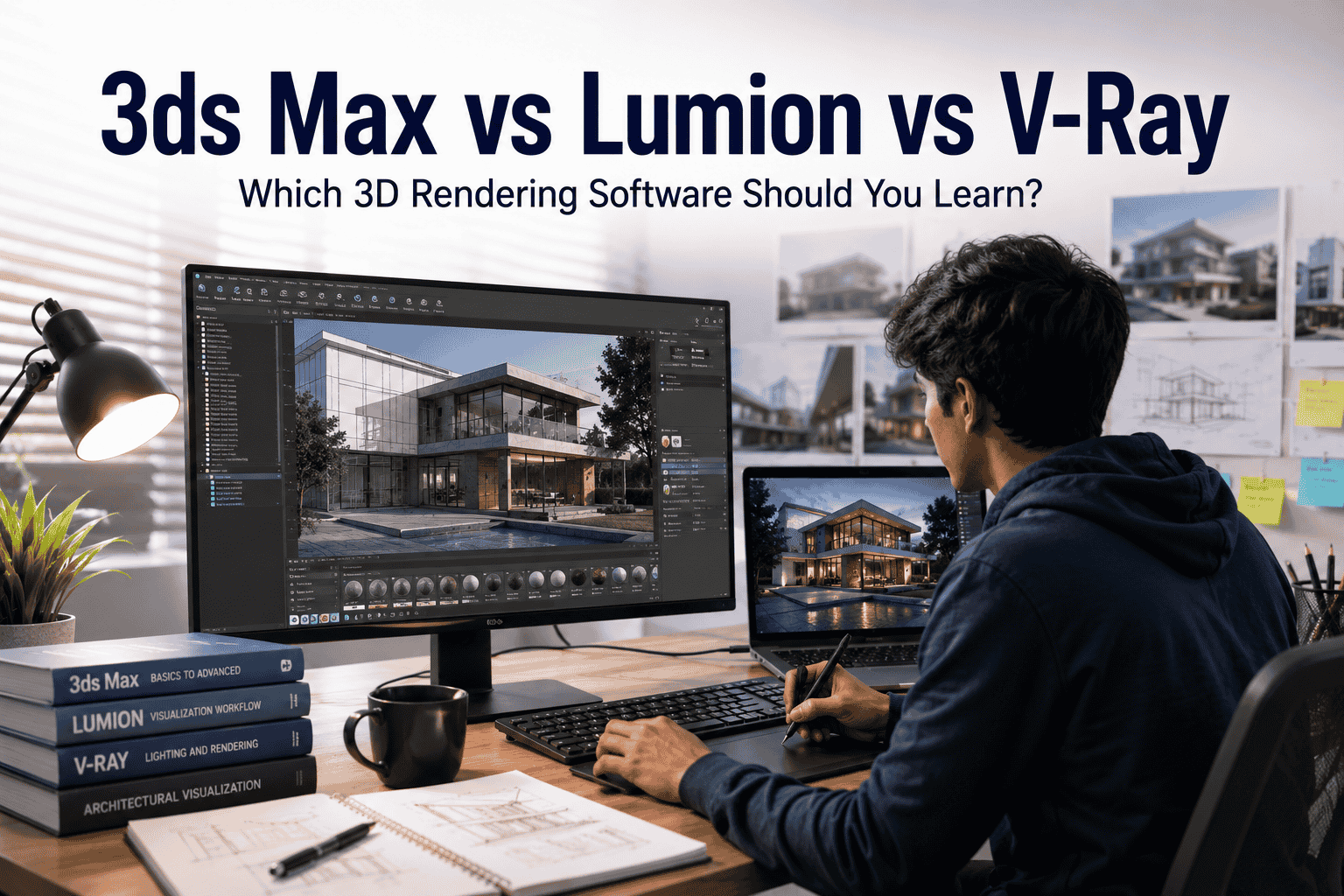 3ds Max vs Lumion vs V-Ray: Best 3D Visualization Course in Madurai for Civil Engineering Students