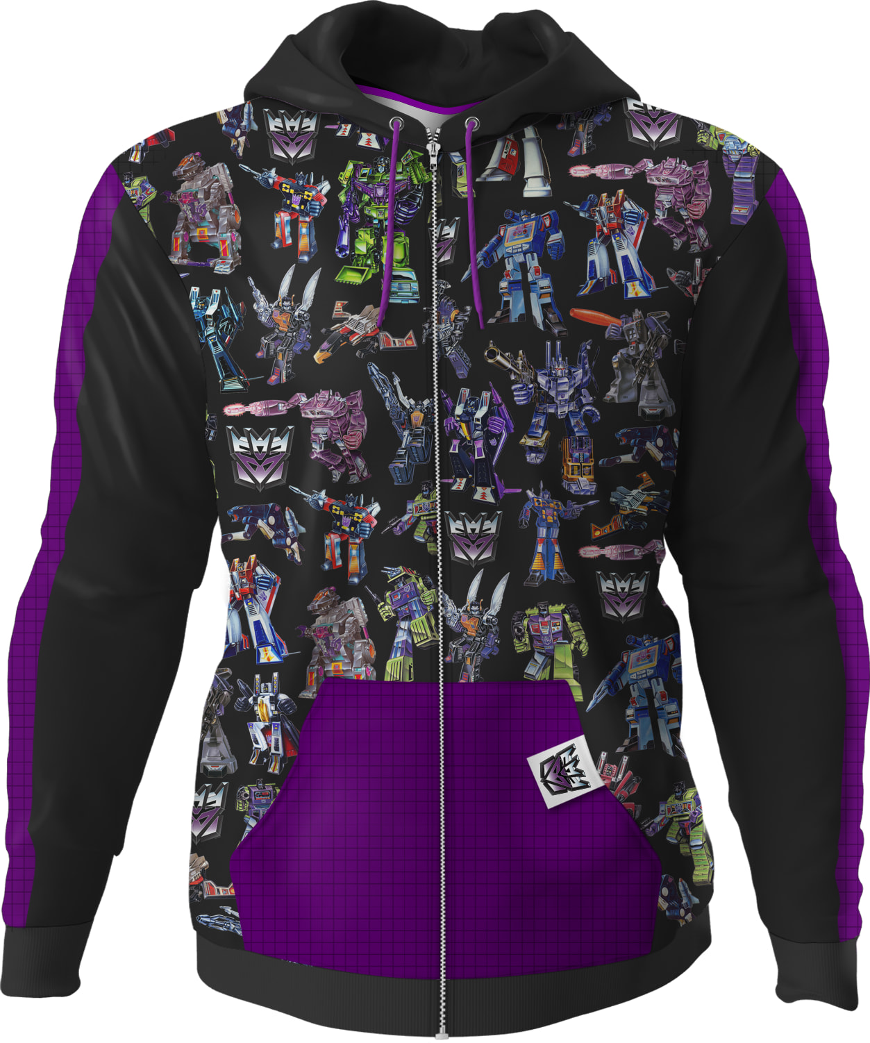 Striped Decepticons Transformers Hoodie