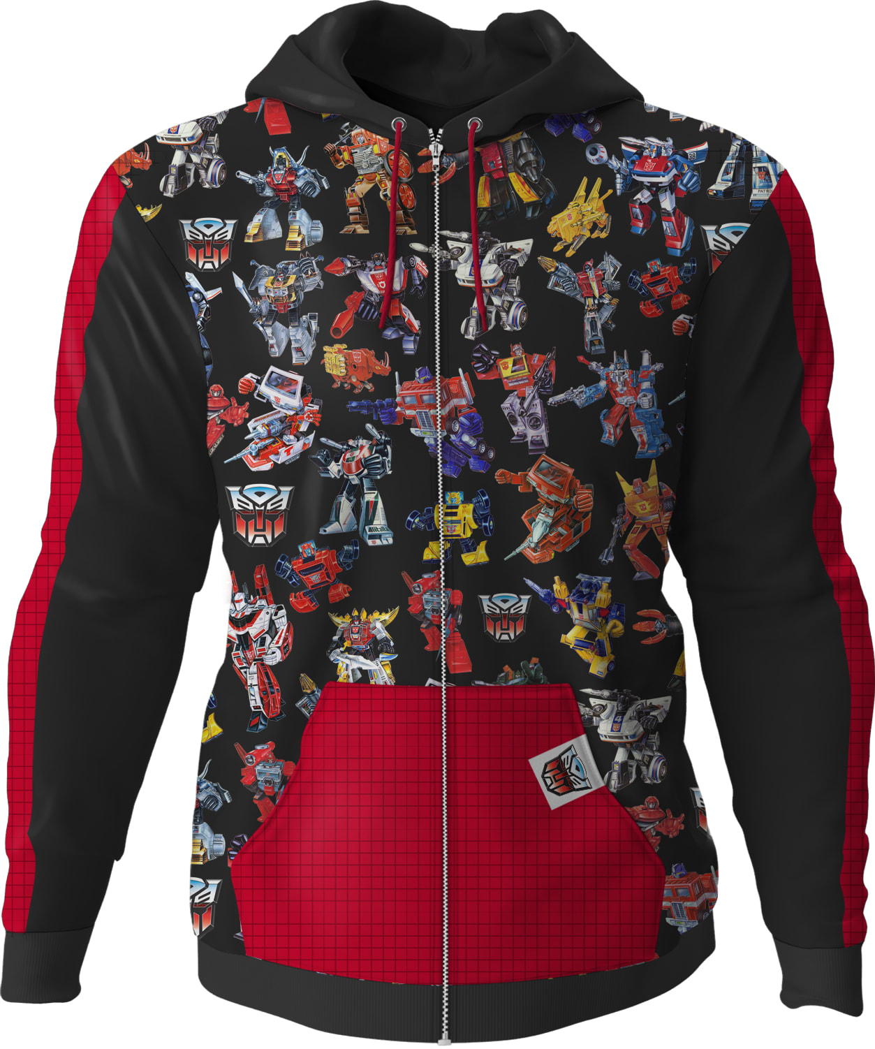 Striped Autobots Transformers Hoodie